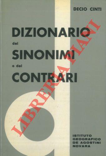 Dizionario dei sinonimi e dei contrari. XIV edizione