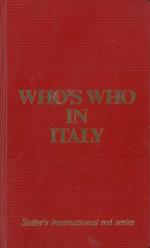 Whòs who in Italy. 1995. Personal profiles: A-K, L-Z. Companies and institutions