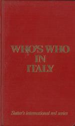 Whòs who in Italy. 1997. Personal profiles: A-K, L-Z. Companies and institutions