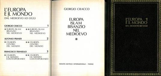 Europa Islam Bisanzio nel Medioevo - Giorgio Cracco - copertina
