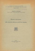 Ulteriori osservazioni sulle statistiche della pesca dell'Alto Adriatico