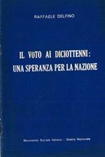 Il voto si diciottenni : una speranza per la Nazione