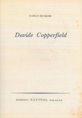 Davide Copperfield - Charles Dickens - copertina