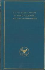 Le più belle pagine di Gino Capponi
