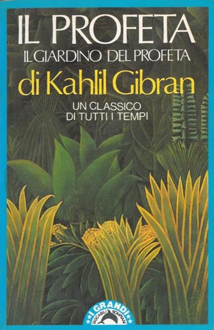Il profeta - Kahlil Gibran - copertina