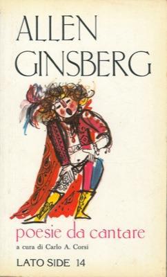 Poesie da cantare. Primi blues. A cura di Carlo A. Corsi - Allen Ginsberg - copertina