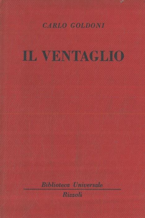 Il ventaglio - Carlo Goldoni - copertina