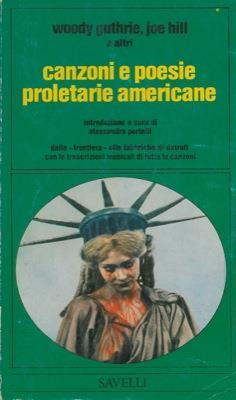 Canzoni e poesie proletarie americane - Woody Guthrie - copertina