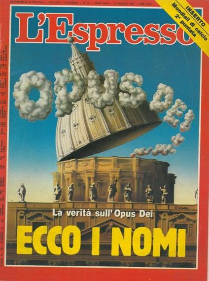 Religione e potere. I nomi dell'opus - Sandro Magister - copertina