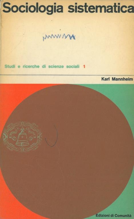 Sociologia sistematica - Karl Mannheim - copertina