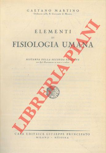 Elementi di fisiologia umana