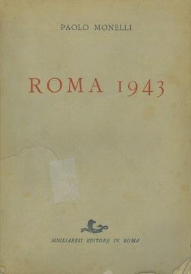 Roma 1943 - Paolo Monelli - copertina