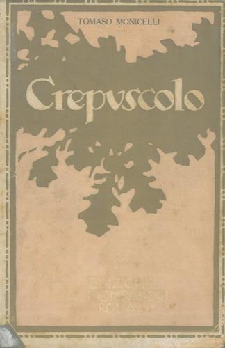 Crepuscolo - Tomaso Monicelli - copertina
