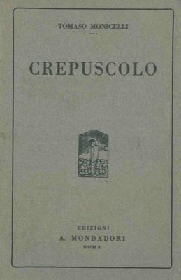 Crepuscolo - Tomaso Monicelli - copertina