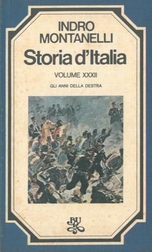 Storia d'Italia - Indro Montanelli - copertina