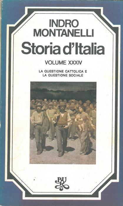 Storia d'Italia - Indro Montanelli - copertina