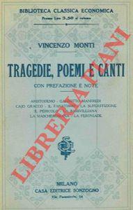 Tragedie poemi e canti