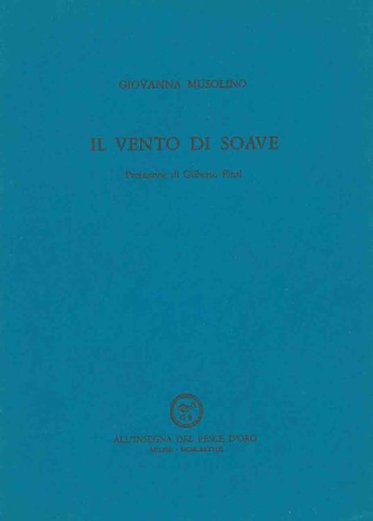 Il vento di Soave - Giovanna Musolino - copertina