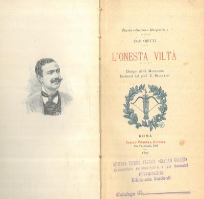L' onesta viltà - Ugo Ojetti - copertina