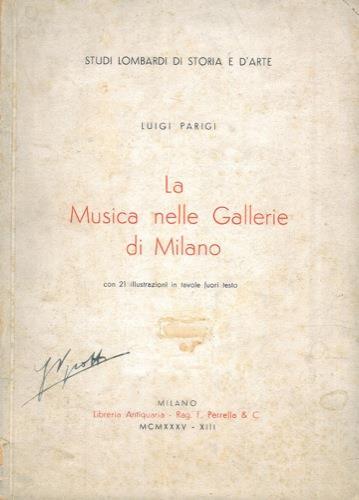 La musica nelle Gallerie di Milano - Luigi Parigi - copertina