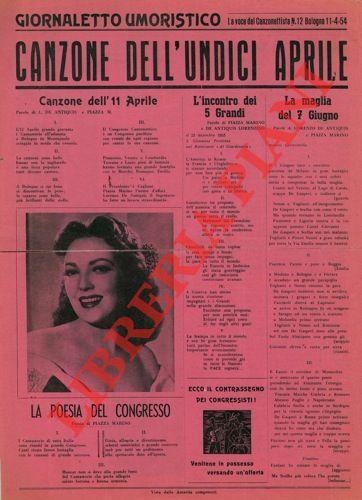 Canzone dell'undici aprile. Giornale umoristico