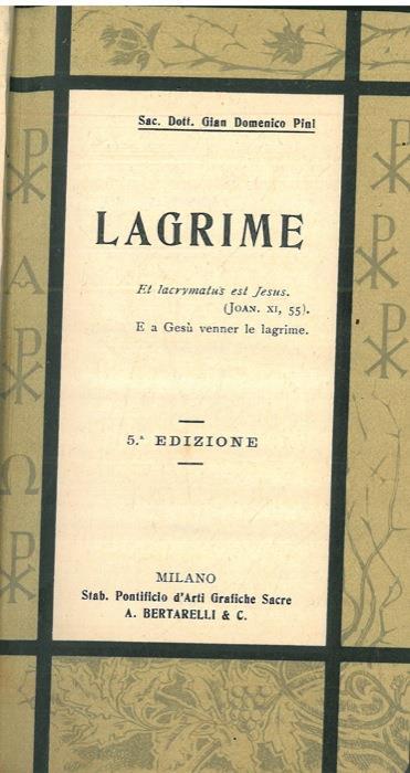 La rime - Giacomo Pini - copertina
