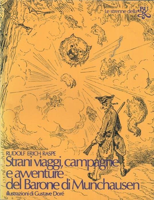 Strani viaggi, campagne e avventure del Barone di Munchausen - Rudolf Raspe - copertina