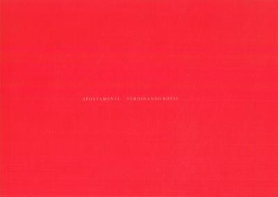 Spostamenti - Ferdinando Rossi - copertina