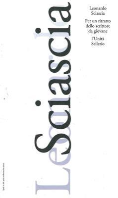 Per un ritratto dello scrittore da giovane - Leonardo Sciascia - copertina