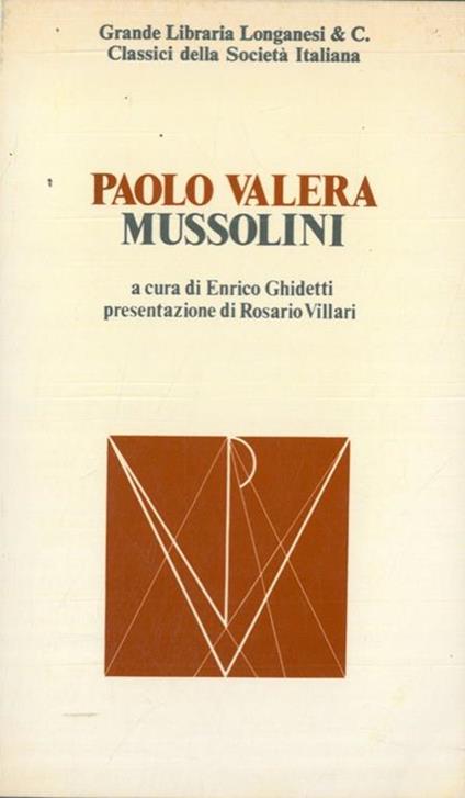 Mussolini - Paolo Valera - copertina