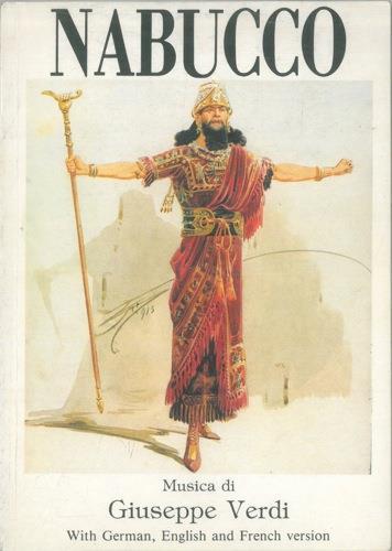 Nabucco. Opera in quattro atti di Temistocle Solera - Giuseppe Verdi - copertina
