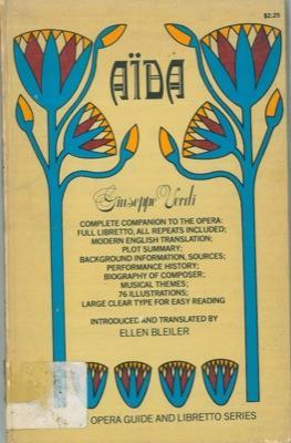 Aida - Giuseppe Verdi - copertina