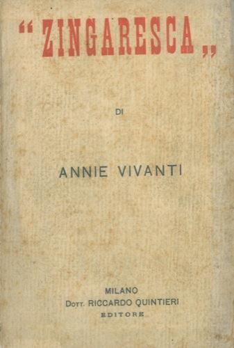 Zingaresca - Annie Vivanti - copertina