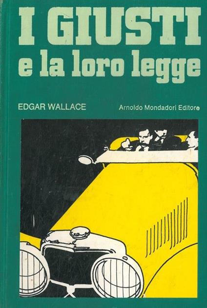 I giusti e la loro legge - Edgar Wallace - copertina