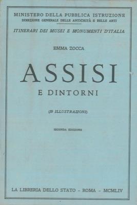 Assisi e dintorni - Emma Zocca - copertina