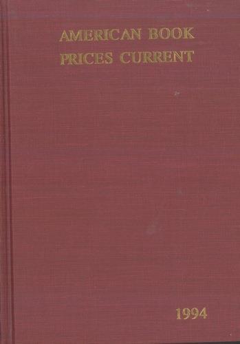 American Book Prices Current 1994. Vol. 100 - copertina