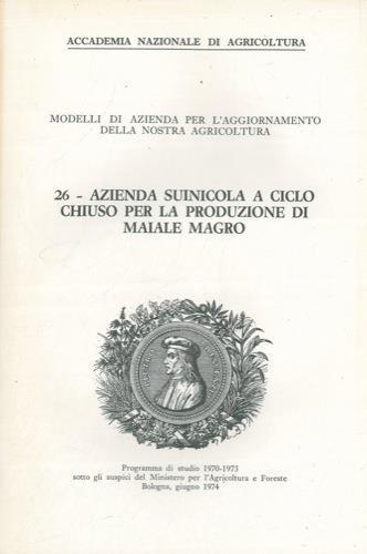 Azienda suinicola a ciclo chiuso per la produzione del maiale mgro - copertina