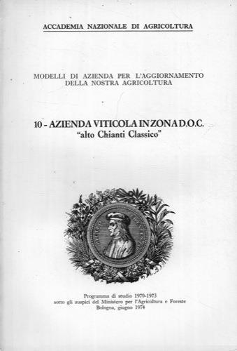Azienda viticola in zona D.O.C. "alto Chianti Classico" - copertina