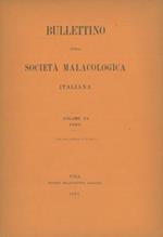 Bullettino della Società Malacologica Italiana