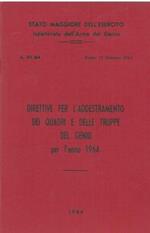 Direttive per l'addestramento dei quadri e delle truppe del Genio per l'anno 1964
