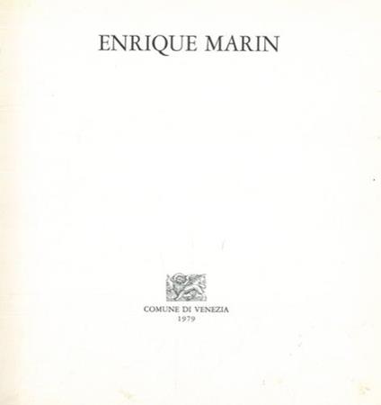 Enrique Marin - copertina