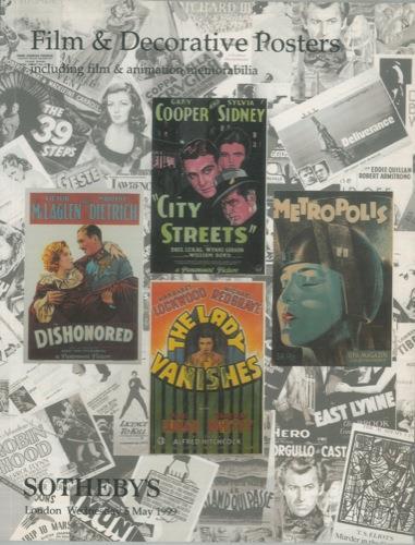 Film & decorative posters including film & animation memorabilia - copertina