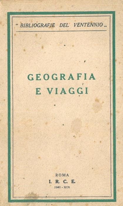 Geografia e viaggi - copertina