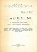 Le Ardeatine nel XIII anniversario dell'eccidio X della 