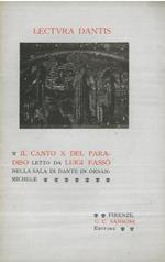 Lectura Dantis. Il canto X del Paradiso letto da Luigi Fassò nella sala di Dante in Orsanmichele