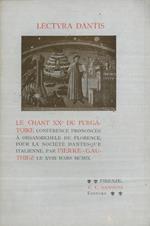 Lectura Dantis. Le chant XX du Purgatoir conférence prononocée par Pierre Gautez a Orsanmichele in Florence