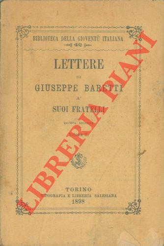 Lettere di Giuseppe Baretti a suoi fratelli. Volume II