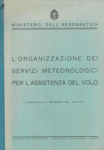 L' organizzazione dei servizi meteorologici per l'assistenza del volo - copertina
