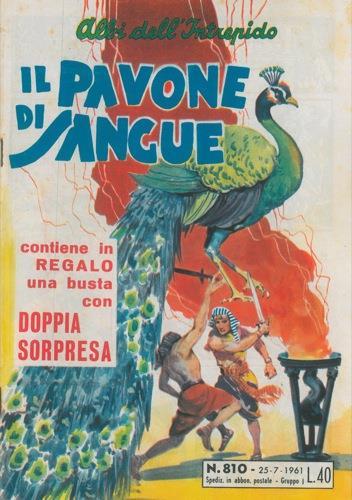 Il Pavone di sangue - copertina