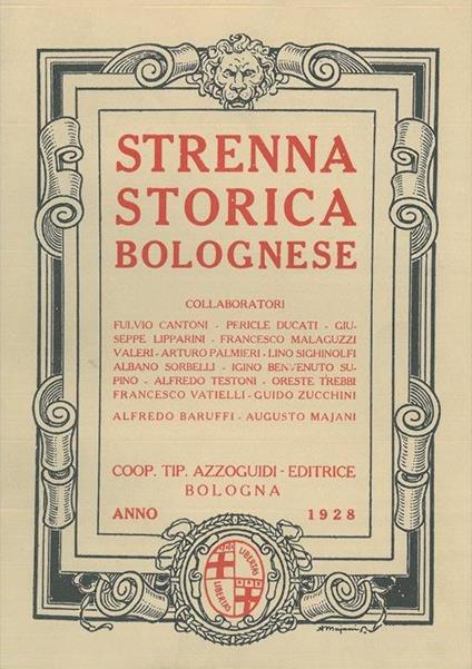 Strenna storica bolognese. Copia anastatic - copertina